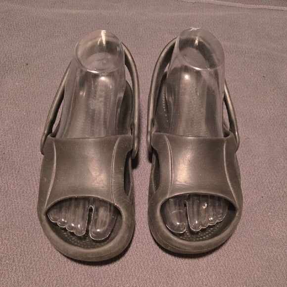 Gray Slide Sandals - Picture 2 of 4